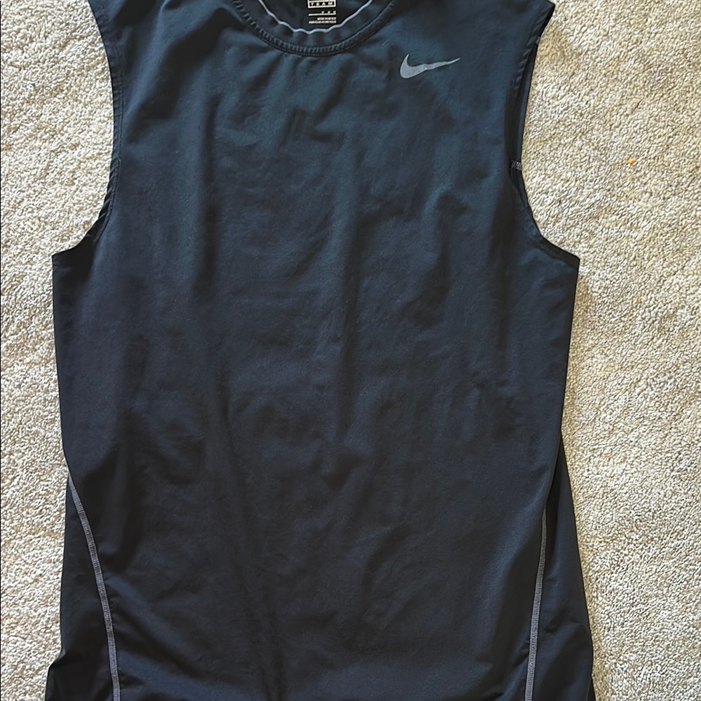 Nike Black Sleeveless Sports Top